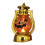 Halloween pumpkin lantern vintage plastic electronic candle 8