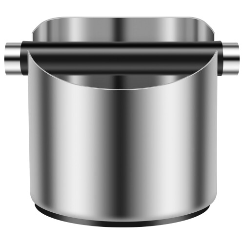 Grusce Edelstahl-Abschlagbox mit Gummiring, 1,5 l