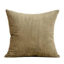 Ensemble de 2 housses de coussin à rayures respirantes 50 x 50 cm