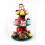 Juledekoration til hoveddøren med kagefad i flere lag 5