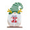 Houten kerstsneeuwpop tafeldecoratie (1 stuk) 1