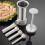 Wurstfüller-Set aus Edelstahl mit 4 Düsen 4