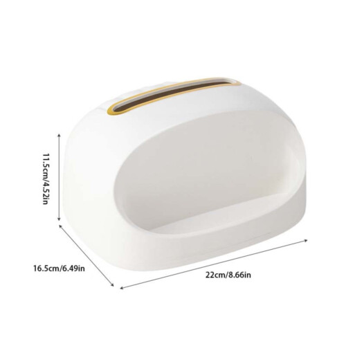 Boîte à mouchoirs Giyblacko avec compartiment de rangement (1 pièce) 2