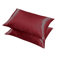 Housse de coussin soyeuse en microfibre 1800 fils/cm²