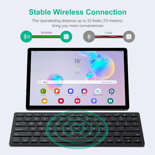 Galaxy Tab Bluetooth -näppäimistö S8Ultralle S8Plus S8S7FE:lle 2