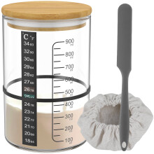 Grusce Hapanjuurileipä Aloituspurkki 900ml silikonilla