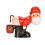 Christmas bubble machine with music and lights 60ml 1