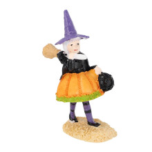Halloween-noitapatsas käsinmaalattu hartsi, 1 kpl