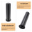 Barbell Rod Grip Plastic Anti-skid Handle 1 Pair 2