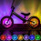 LED bicycle spoke light USB rechargeable 1 pair 1