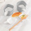Set de vase pentru condimente din plastic alimentar, 6 piese 6