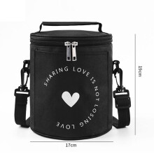 Isolierte Lunchtasche mit Cartoon-Motiv (1 Stück)