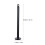 Weight Plate Storage Rack Steel Loading Pin 1 Set 4