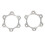 Cykelskivebremseskiveadapter aluminiumslegering 2 stk. 1