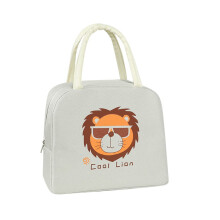 Isolierte Lunchtasche mit Cartoon-Motiv, 1 Stück