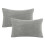 Housse de coussin rectangulaire en velours côtelé à rayures, 30 cm 1