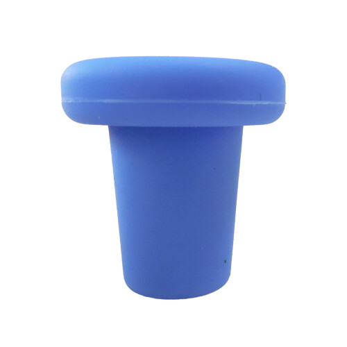 Bouchon de bouteille de vin en silicone alimentaire (1 pièce)