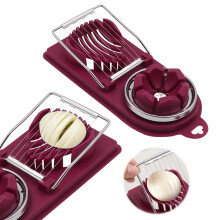 Coupe-œufs en acier inoxydable 2 en 1