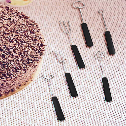 Chocolate Dipping Fork Set for Barbecue and Baking 6PCS 1