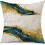 Taie d'oreiller unie à pompons 45,7 x 45,7 cm 1