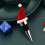 Bouchon de vin de Noël avec mini-chapeau décoratif 7