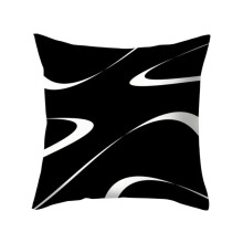 Housse de coussin décorative carrée 45 cm (17,72 pouces) style ferme moderne