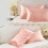 Silk Pillowcases Mediterranean Style Solid Color Pair 8
