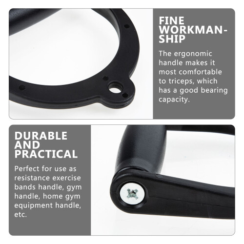Fitness Cable Attachment Handle for Tricep Rope 2 pcs 1