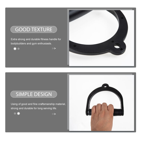 Fitness Cable Attachment Handle for Tricep Rope 2 pcs 2