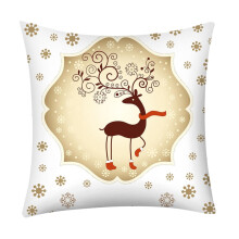 Housse de coussin décorative en forme de cœur 30 x 30 cm