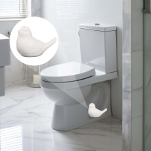 Ceramic bird toilet cover decorative bathroom accessory set