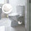 Ceramic bird toilet cover decorative bathroom accessory set 1