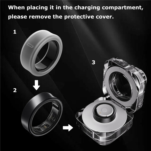 Silikon Elastiskt Ringfodral till Samsung Galaxy Ring 2