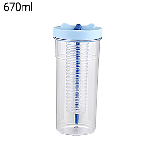 Hesroicy vattenkopp i plast med fruktfilter 800ml 1