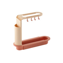 Étagère de rangement pour robinet d'évier de cuisine avec pince
