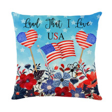 Housses de coussin patriotiques 45 x 45 cm (lot de 4)