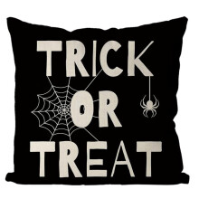 Halloween-putetrekksett, 4 stk., 40x40 cm, kattemotiv