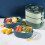 Lunch Box Food Grade 2800 ml 3-layer with Handle 4