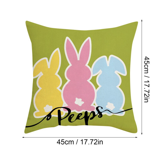 Coussin de Pâques avec taie d'oreiller 40 x 40 cm 2