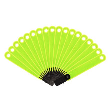 36pcs Double-Sided Reflective Trail Markers for Trees Trail Marking Ribbon, Marking Tacks with Clips