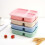 Boîte à bento compatible micro-ondes, qualité alimentaire, 4 pièces, 3 compartiments 7
