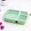 Boîte à bento compatible micro-ondes, qualité alimentaire, 4 pièces, 3 compartiments 8