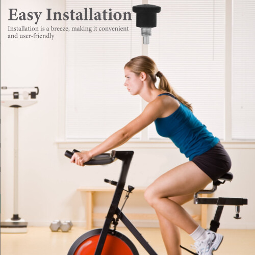 Fitness pull pin knob for exercise bikes and gymnastics bars 1