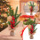 Juledekorasjonsgrener med blomsterpynt 1