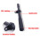 Revolving Straight Bar Rubber Handle Triceps Press Down 4