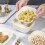 Plastic fruit snackbordje met glad oppervlak en platte bodem 4