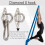Heavy Duty Hammock Hanging Kit with Eye Plates and Wall 3