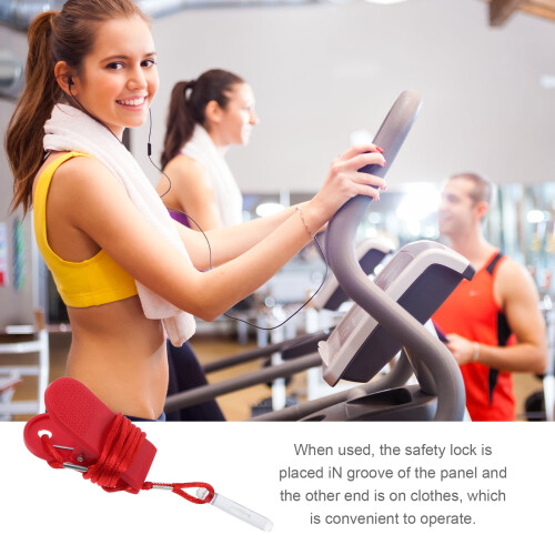 Treadmill Magnetic Safety Key ABS Red Universal 2