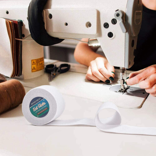Bande élastique plate blanche, très extensible, 4 tailles 2
