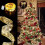 LED Christmas Light String with Gold Ribbon Pendants 1